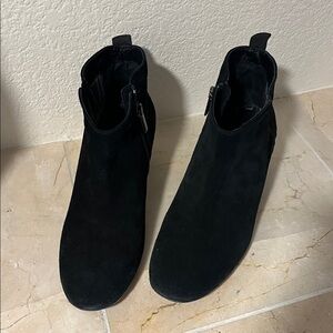 Aquatalia Black Suede Ankle Booties